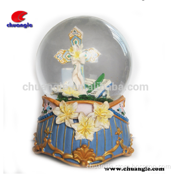 Christmas religious electric snow globes, Decorating Crystal Snow Globe Craft